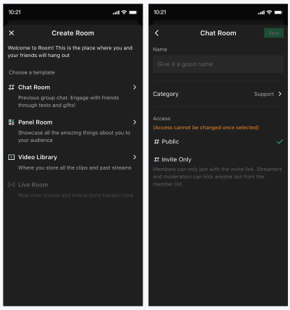 App Create Room Step 2